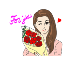 Beautiful older sister of the next sticker #12282479