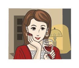 Beautiful older sister of the next sticker #12282484