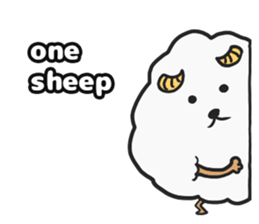 flock of sheep sticker #12282582
