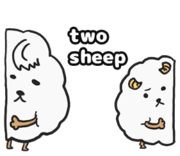 flock of sheep sticker #12282583
