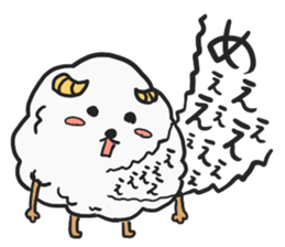 flock of sheep sticker #12282590