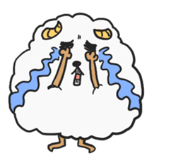 flock of sheep sticker #12282592