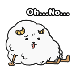 flock of sheep sticker #12282599