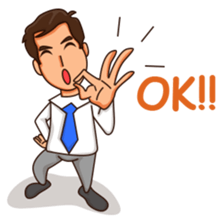 Dexter the office Guy sticker #12284507