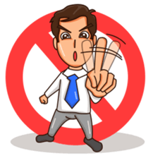 Dexter the office Guy sticker #12284508