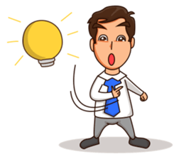 Dexter the office Guy sticker #12284530