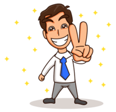 Dexter the office Guy sticker #12284531