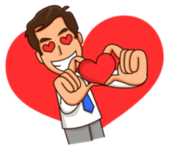 Dexter the office Guy sticker #12284534