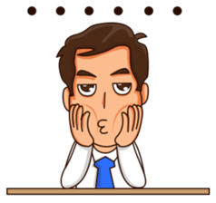 Dexter the office Guy sticker #12284538