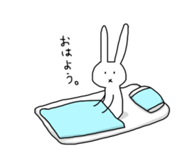 Daily of Expressionless Face Bunny. sticker #12284583