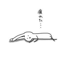 Daily of Expressionless Face Bunny. sticker #12284587