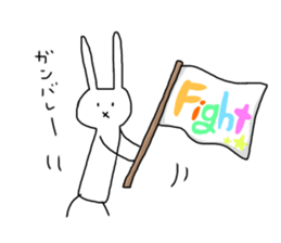 Daily of Expressionless Face Bunny. sticker #12284598