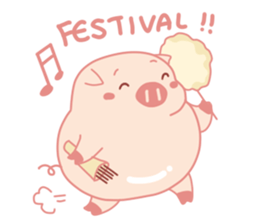 My Cute Lovely Pig, The Ninth Story sticker #12285131
