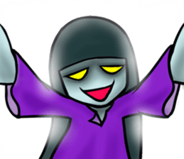Horror-chan sticker #12287115