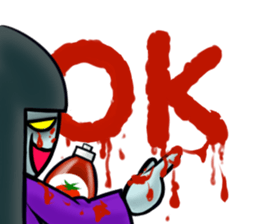 Horror-chan sticker #12287134