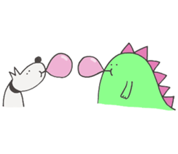 Rex the Dodosaur: Rex and Alfie sticker #12287144