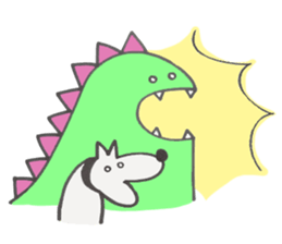 Rex the Dodosaur: Rex and Alfie sticker #12287173