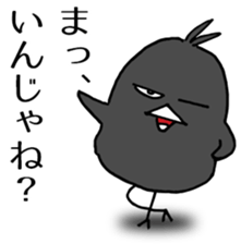 Cheeky crow sticker #12287186