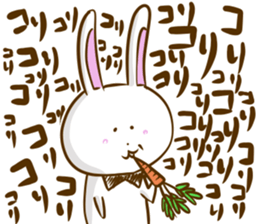 Softness rabbit sticker #12287266