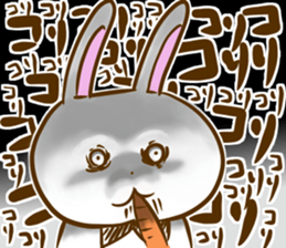 Softness rabbit sticker #12287267