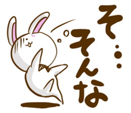 Softness rabbit sticker #12287269