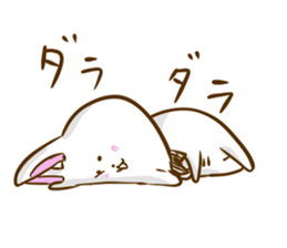 Softness rabbit sticker #12287270