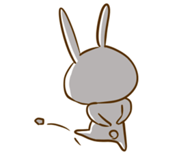 Softness rabbit sticker #12287272