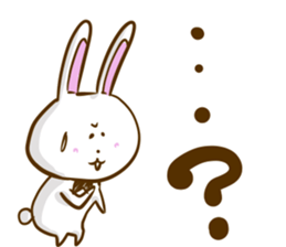Softness rabbit sticker #12287279
