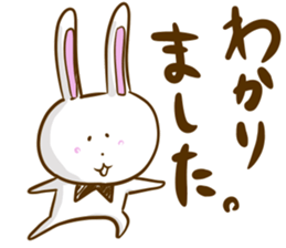 Softness rabbit sticker #12287287
