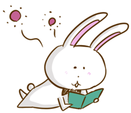 Softness rabbit sticker #12287290