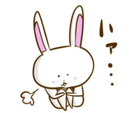 Softness rabbit sticker #12287293