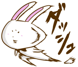 Softness rabbit sticker #12287294