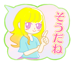 Fuwafuwa girls sticker sticker #12287408
