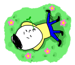 cat and boy. sticker #12287440