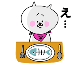 cat and boy. sticker #12287453