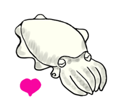 Spooky Aquatic life sticker #12287492