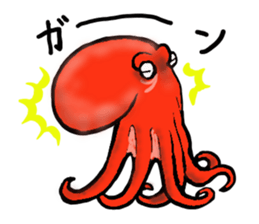 Spooky Aquatic life sticker #12287495