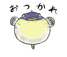 Spooky Aquatic life sticker #12287500