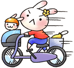 Rasen-Yumu's mother of the rabbit sticker #12287667