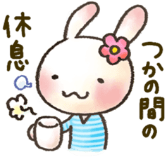Rasen-Yumu's mother of the rabbit sticker #12287674