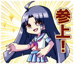 Detective high school girls sticker #12287704