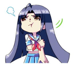 Detective high school girls sticker #12287734