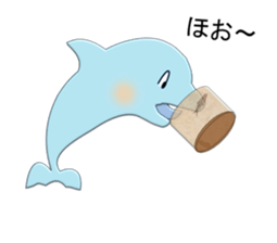 Dolphins, our sweet idle in summer! sticker #12287830