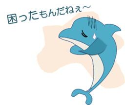 Dolphins, our sweet idle in summer! sticker #12287844