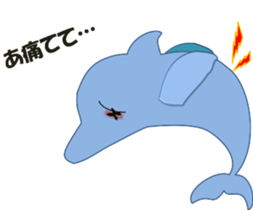 Dolphins, our sweet idle in summer! sticker #12287851