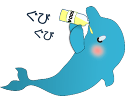 Dolphins, our sweet idle in summer! sticker #12287854