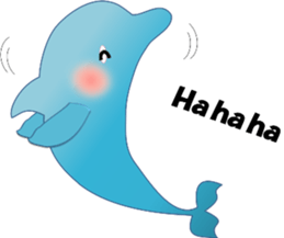 Dolphins, our sweet idle in summer! sticker #12287858