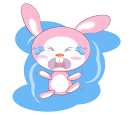 Mischievous Pink Rabbit sticker #12288144