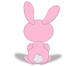 Mischievous Pink Rabbit sticker #12288145