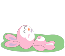 Mischievous Pink Rabbit sticker #12288147